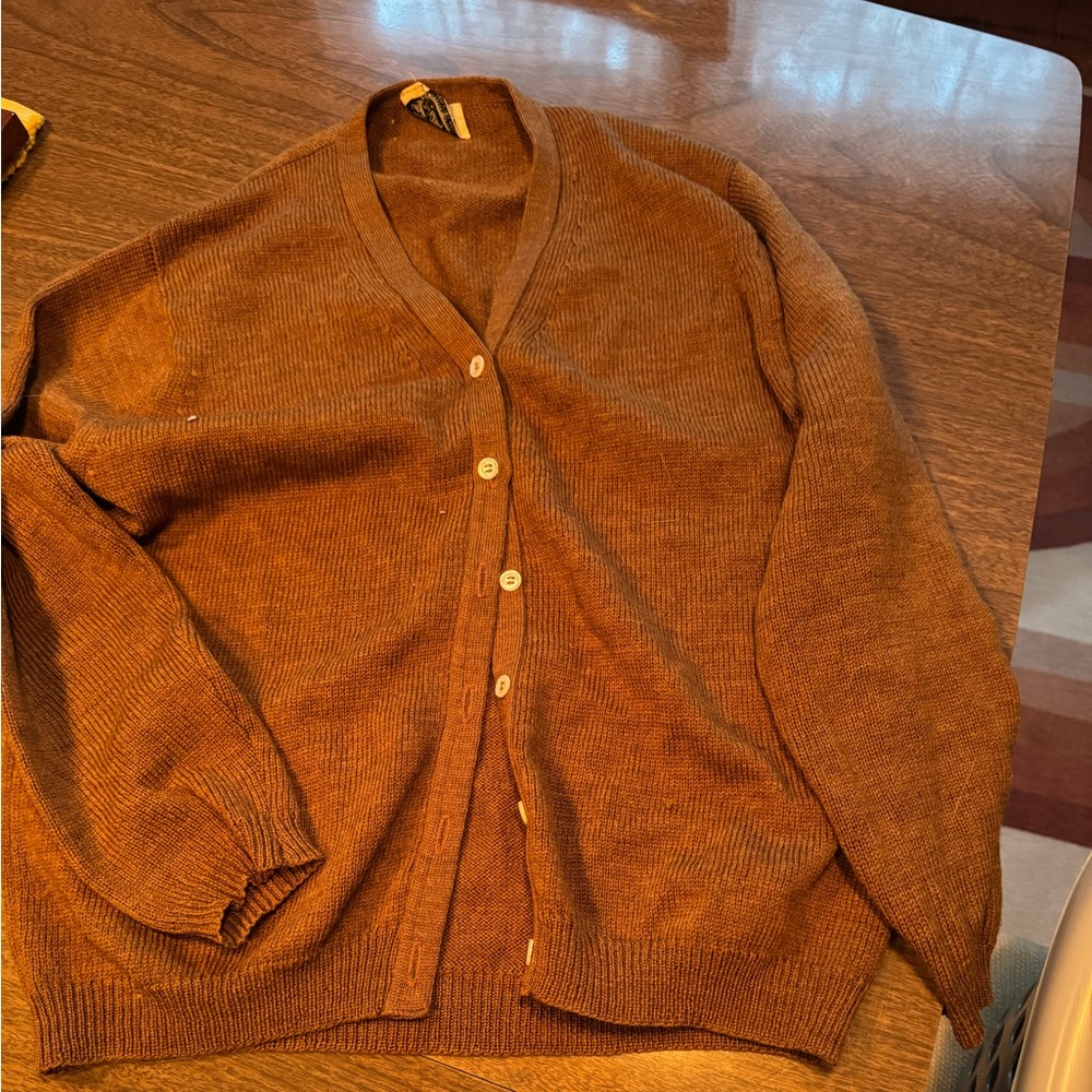 Villager Tan Wool Sweater